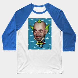 Fear Factory Fly High Little Buddy Joe Rogan Experience Parody original painting by Tyler Tilley Baseball T-Shirt